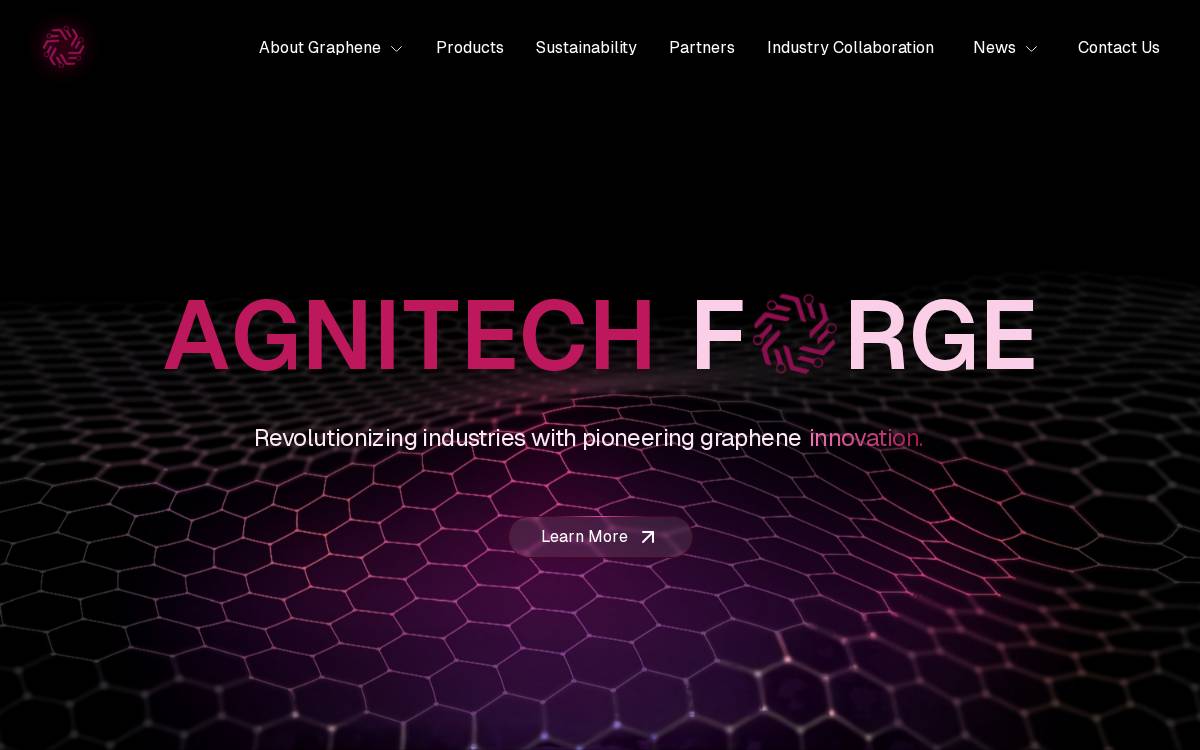 Agnitech Forge website preview