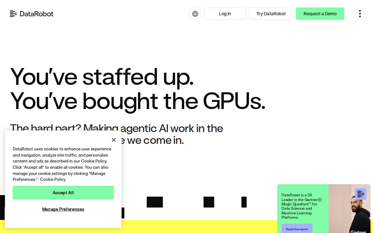 Agnostiq website preview