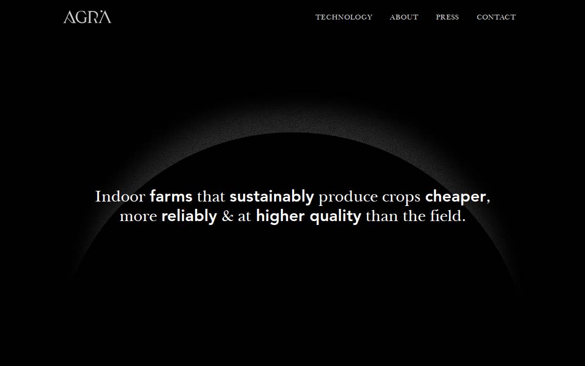 Agrafarmingtech website preview