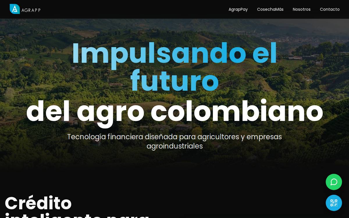 Agrapp website preview