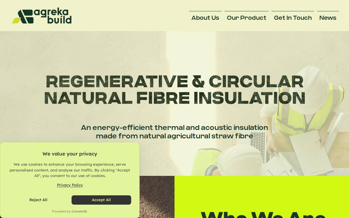 Agreka Build website preview