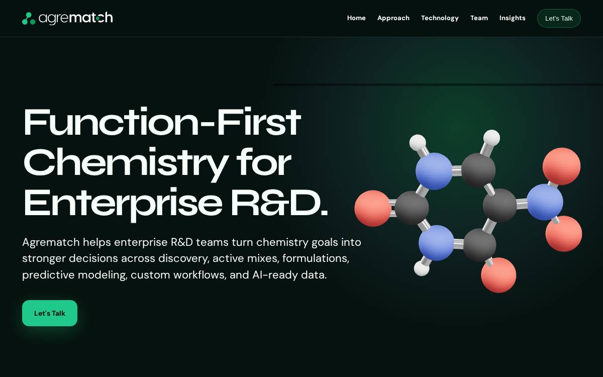 Agrematch website preview