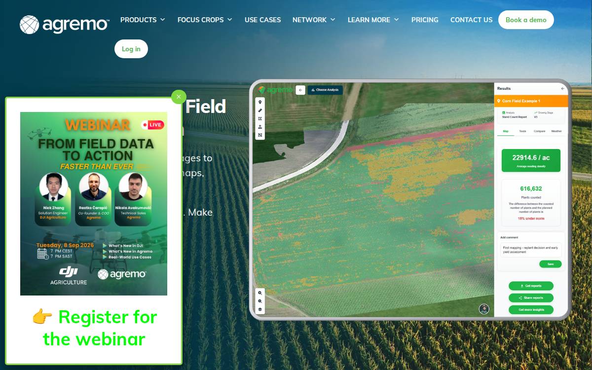 Agremo website preview