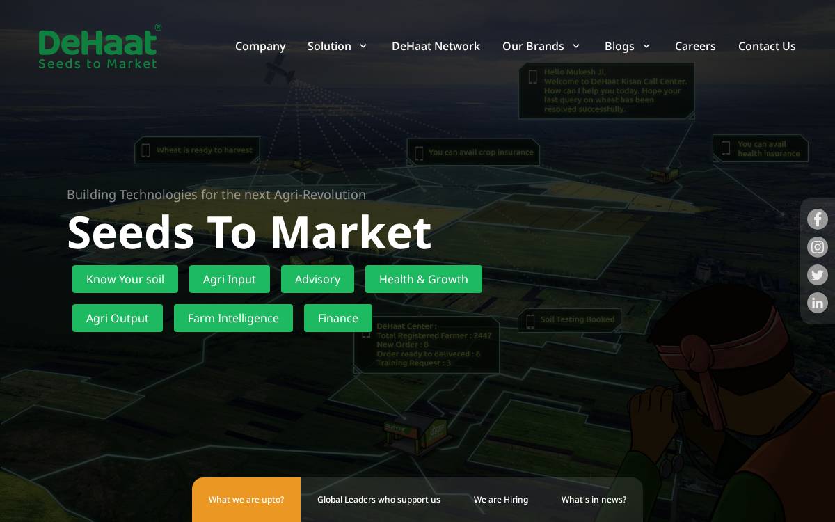 Agrevolution website preview