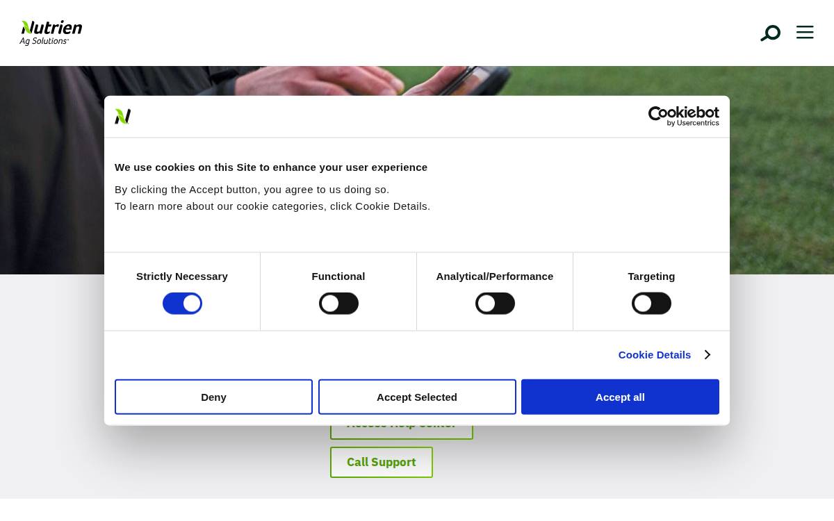 Agrible, Inc. website preview