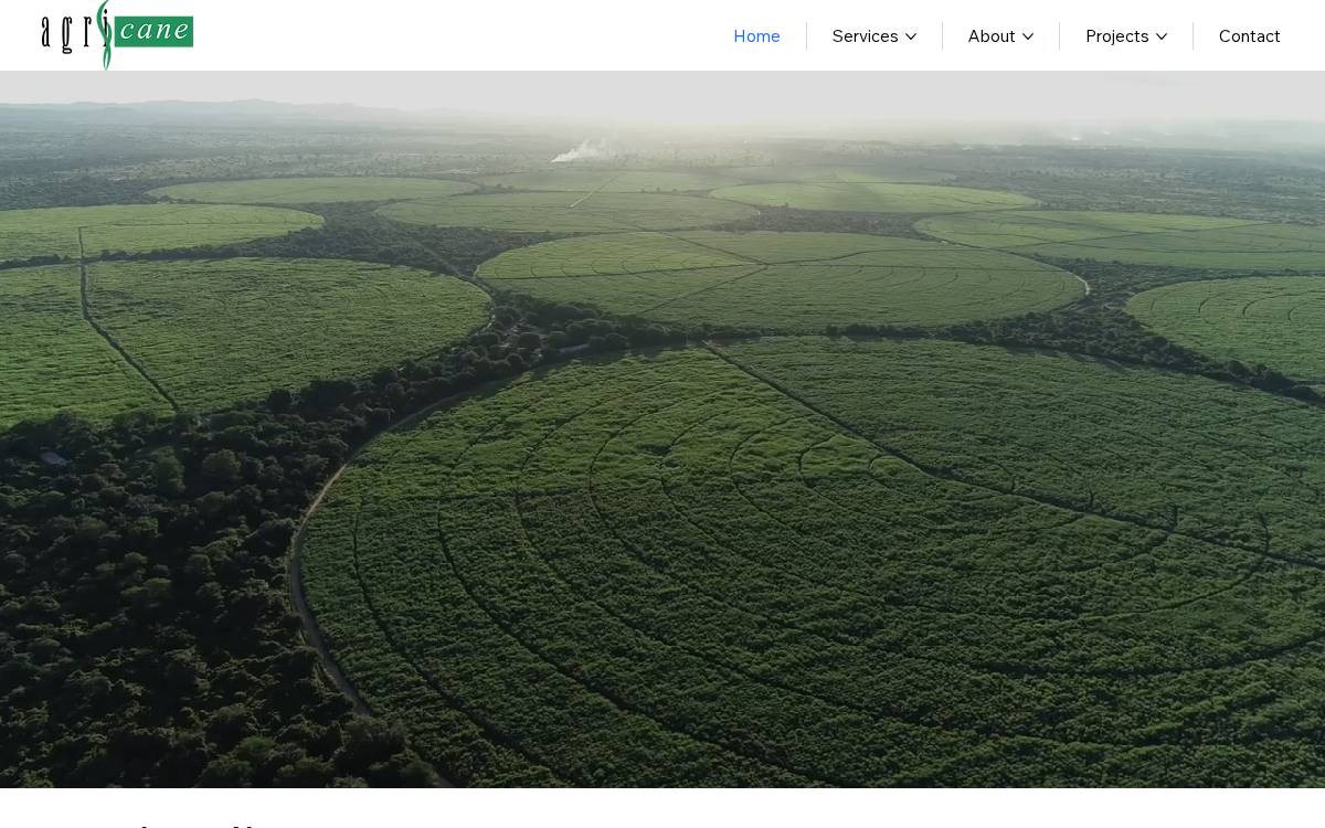 Agricane website preview