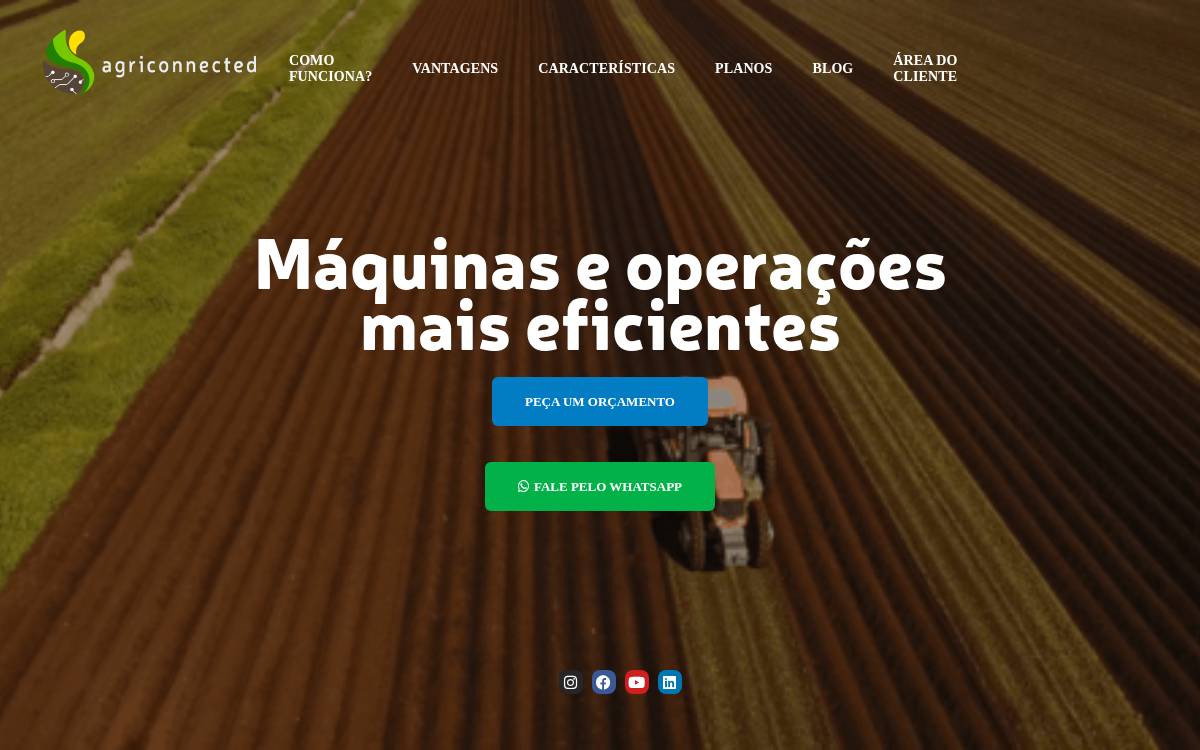 AgriConnected website preview