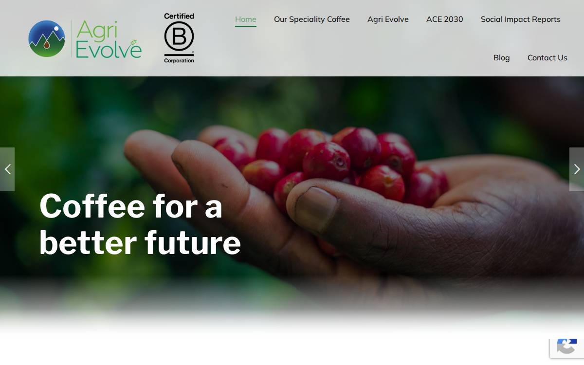AgriEvolve website preview