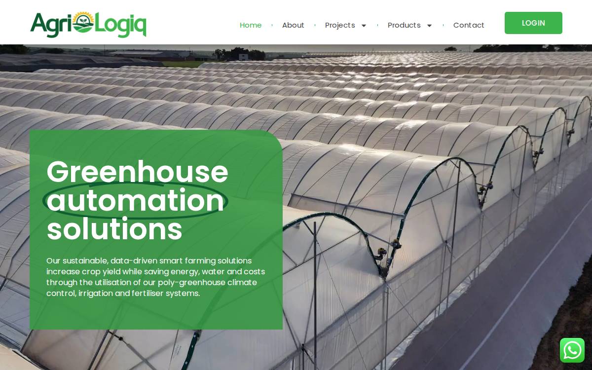 Agri-Logiq website preview