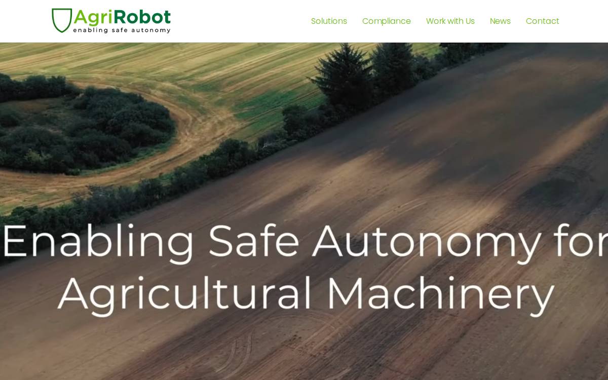 AgriRobot website preview
