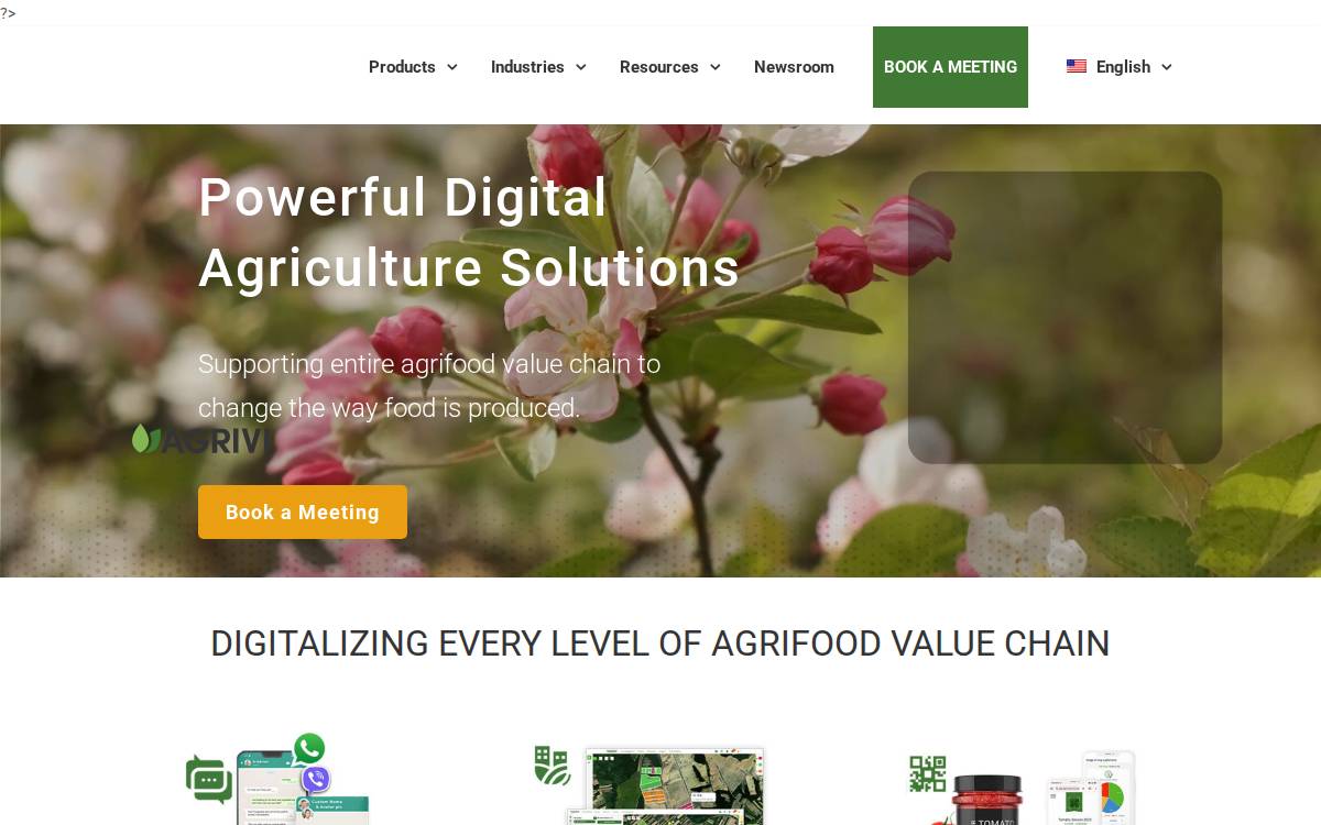 AGRIVI website preview