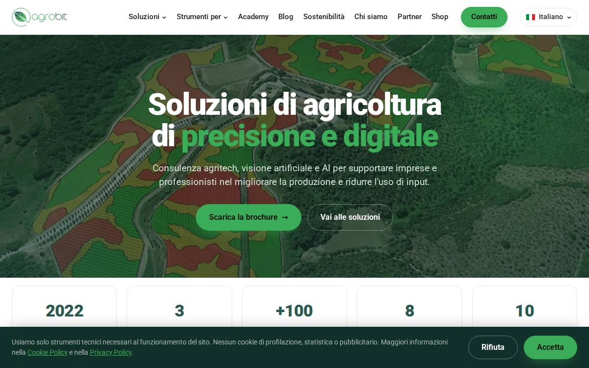 Agrobit website preview