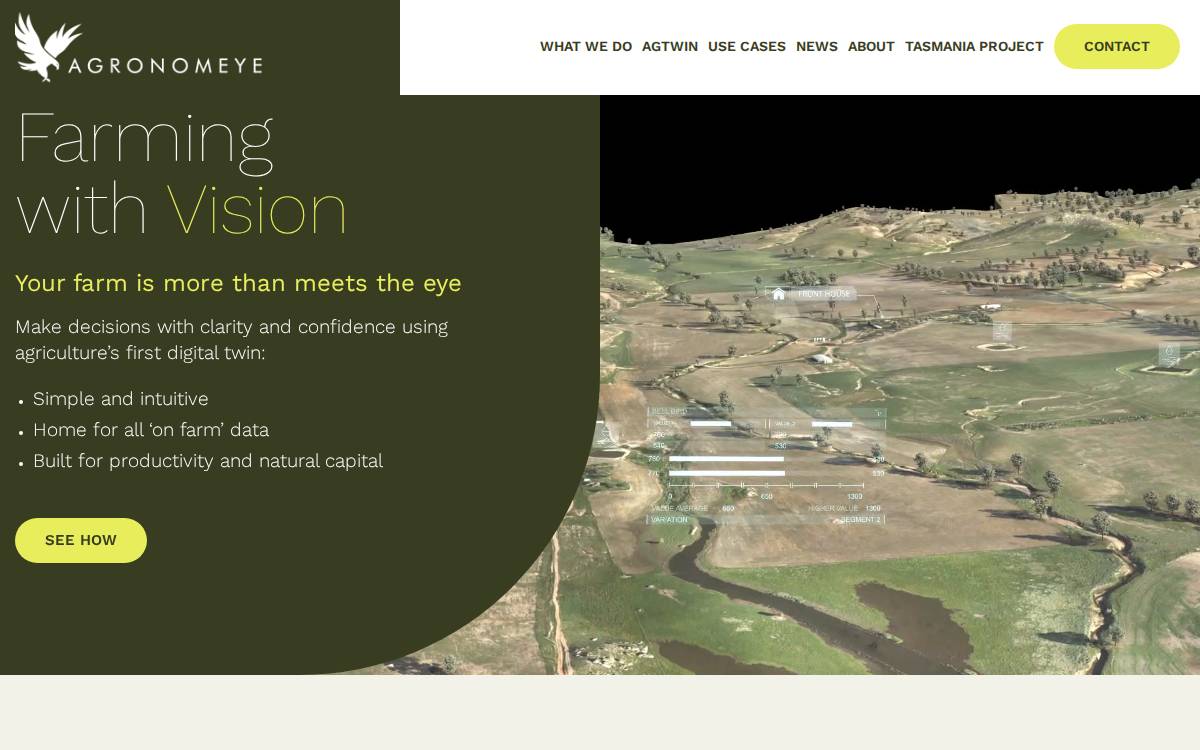Agronomeye website preview