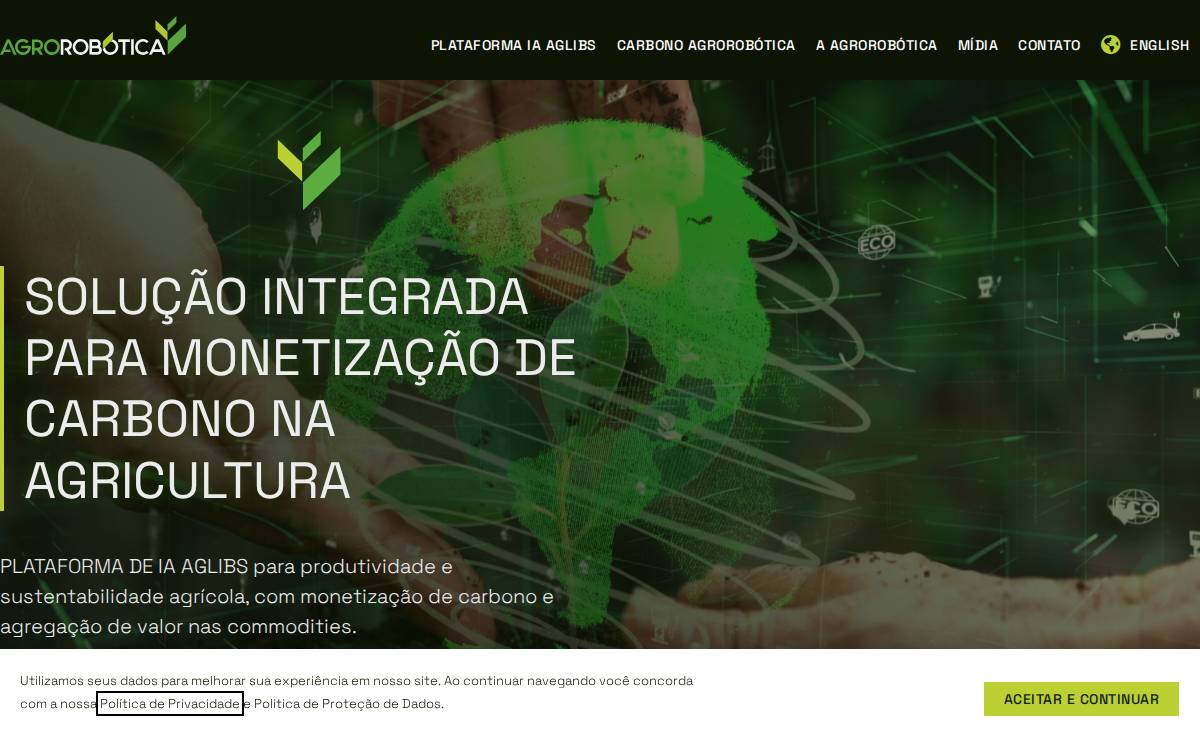 agrorobotica website preview