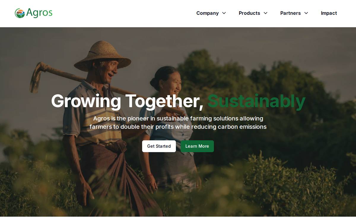 Agrosglobal website preview