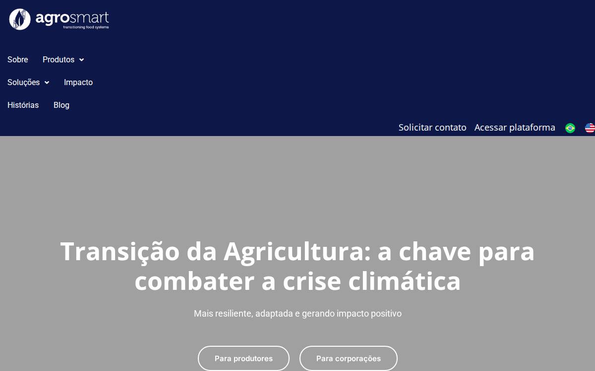 Agrosmart website preview