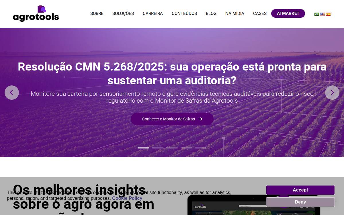 AgroTools website preview
