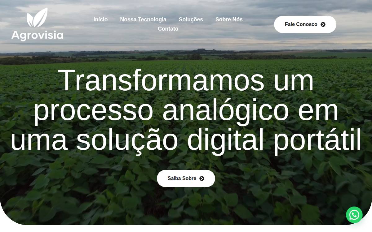 Agrovisia website preview