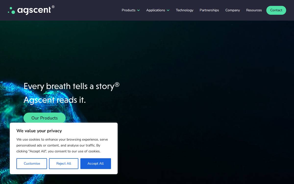 Agscent website preview
