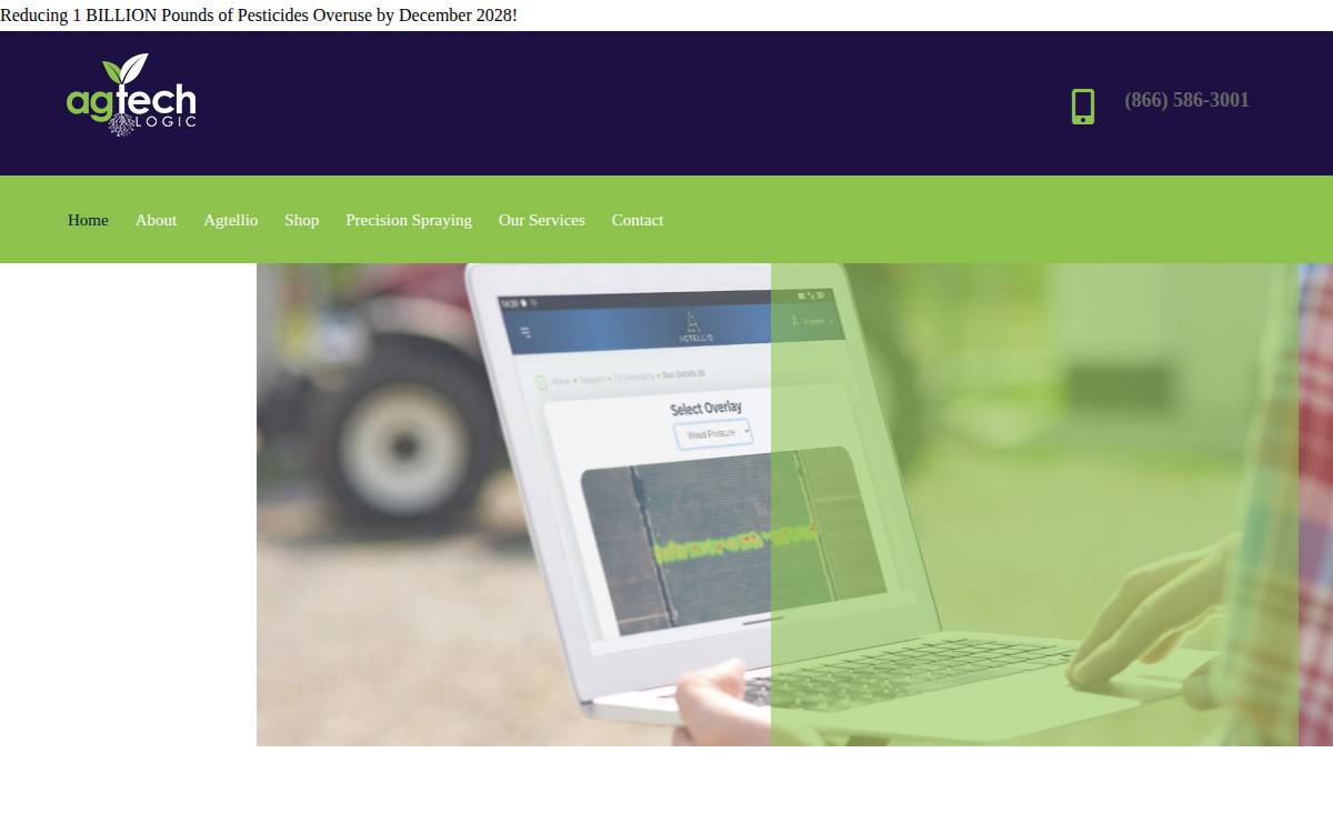 AgTechLogic website preview