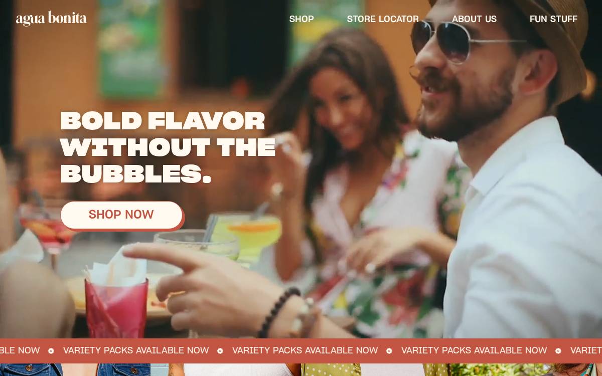 Agua Bonita website preview