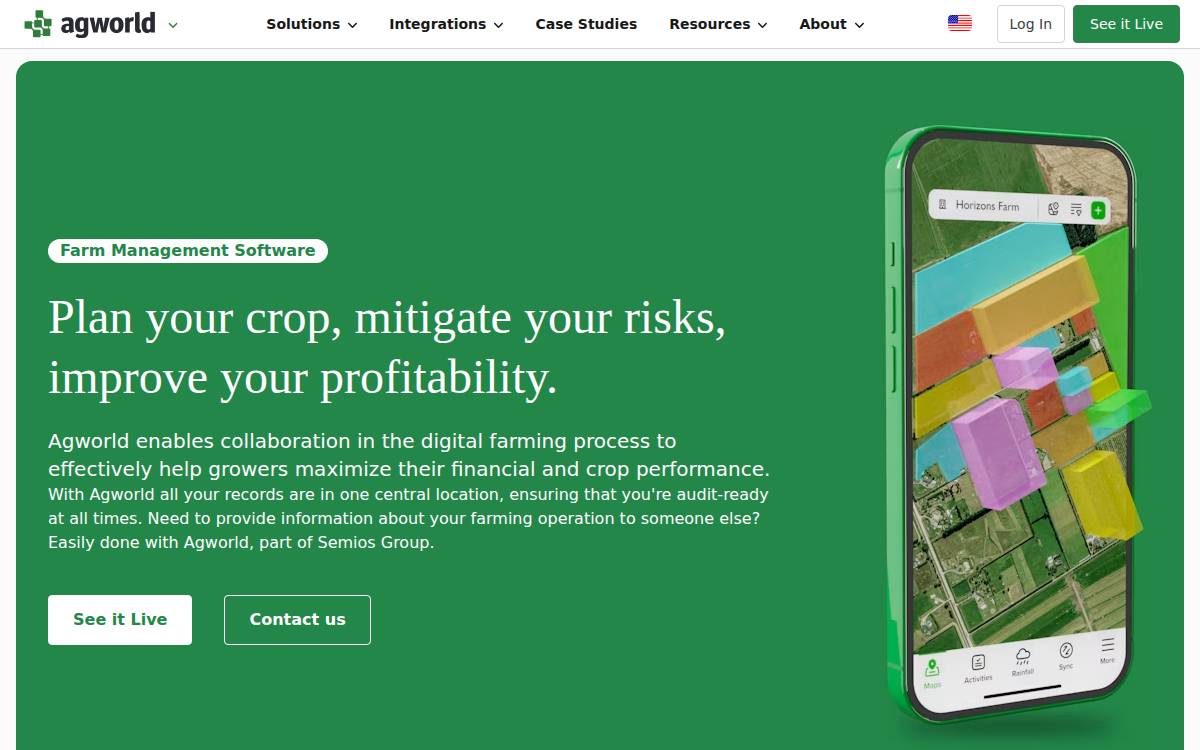 Agworld website preview
