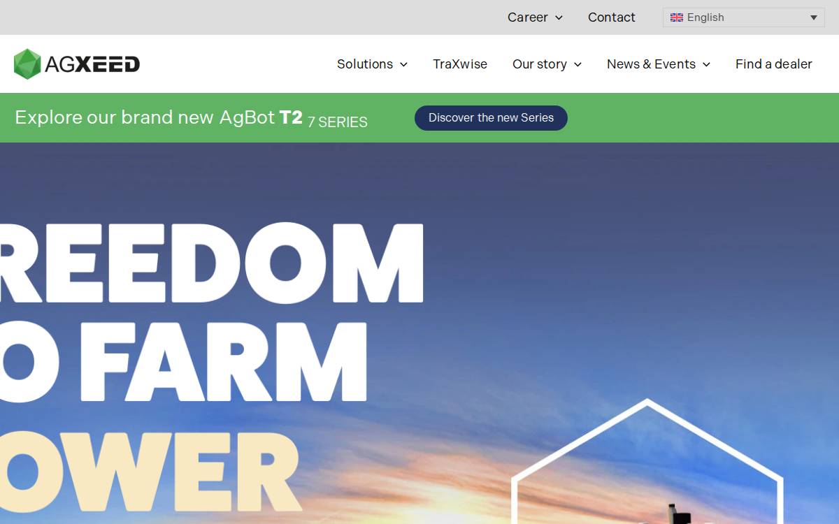 AgXeed website preview