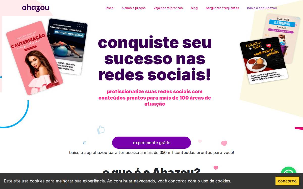 Ahazou website preview