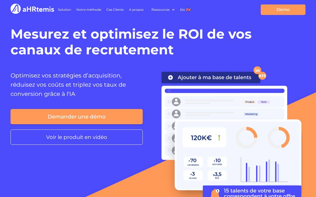 aHRtemis website preview