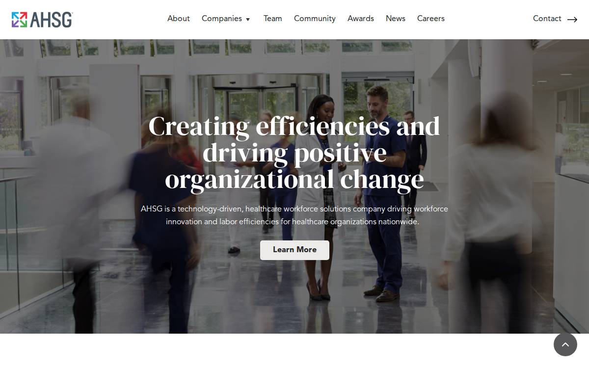 AHSG website preview