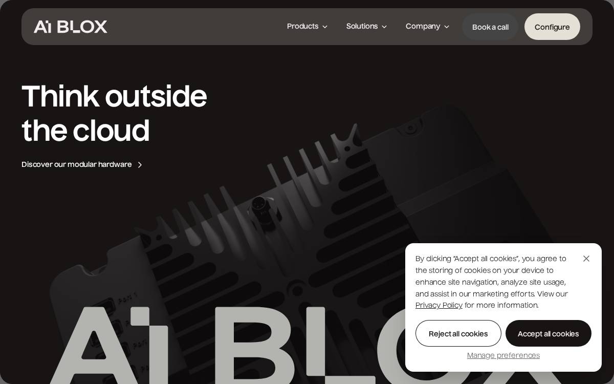 Ai Blox website preview