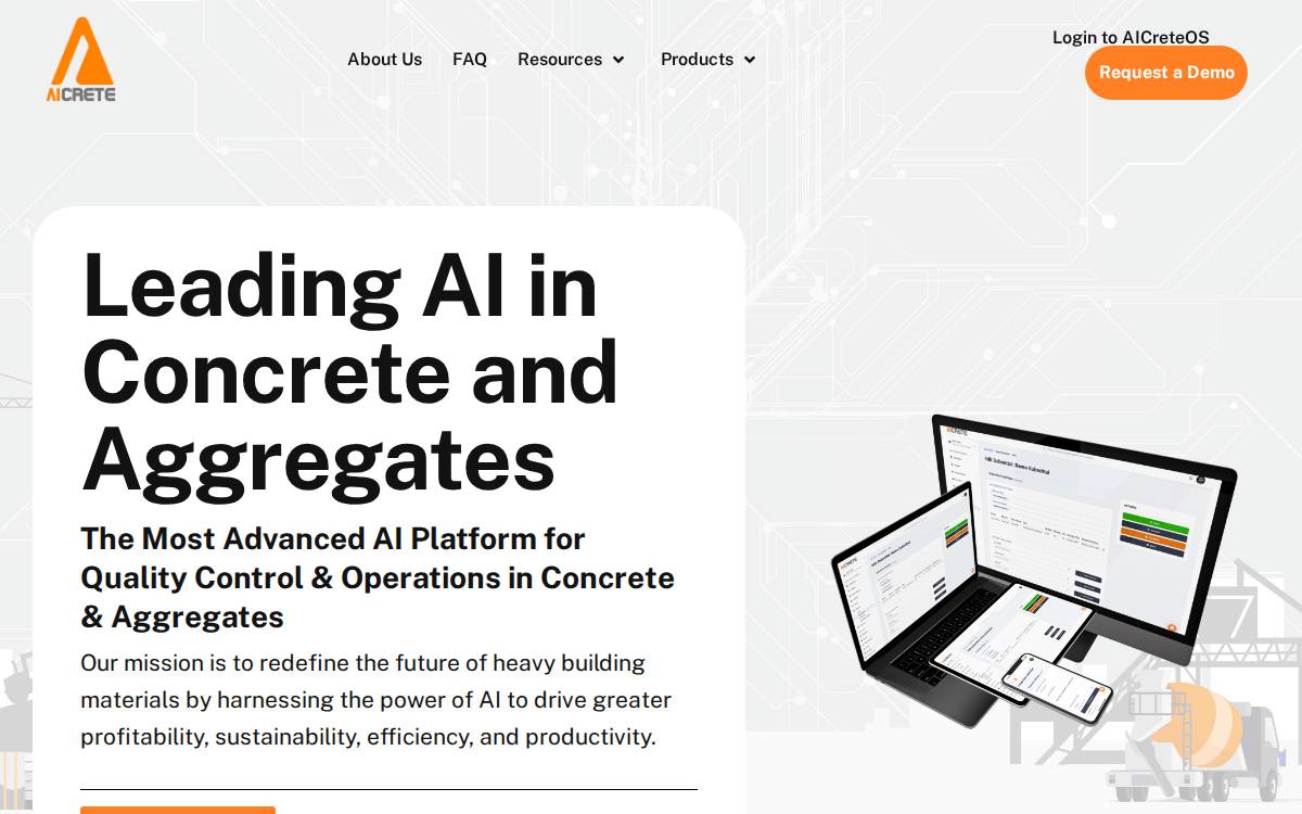 AI Crete website preview