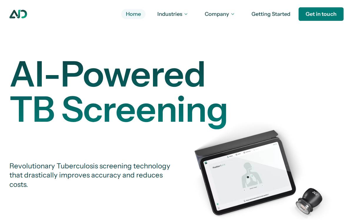 AI Diagnostics website preview