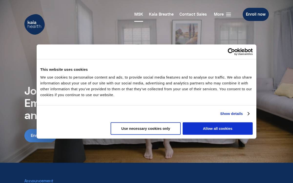 AI-driven Chronic Disease Therapy website preview