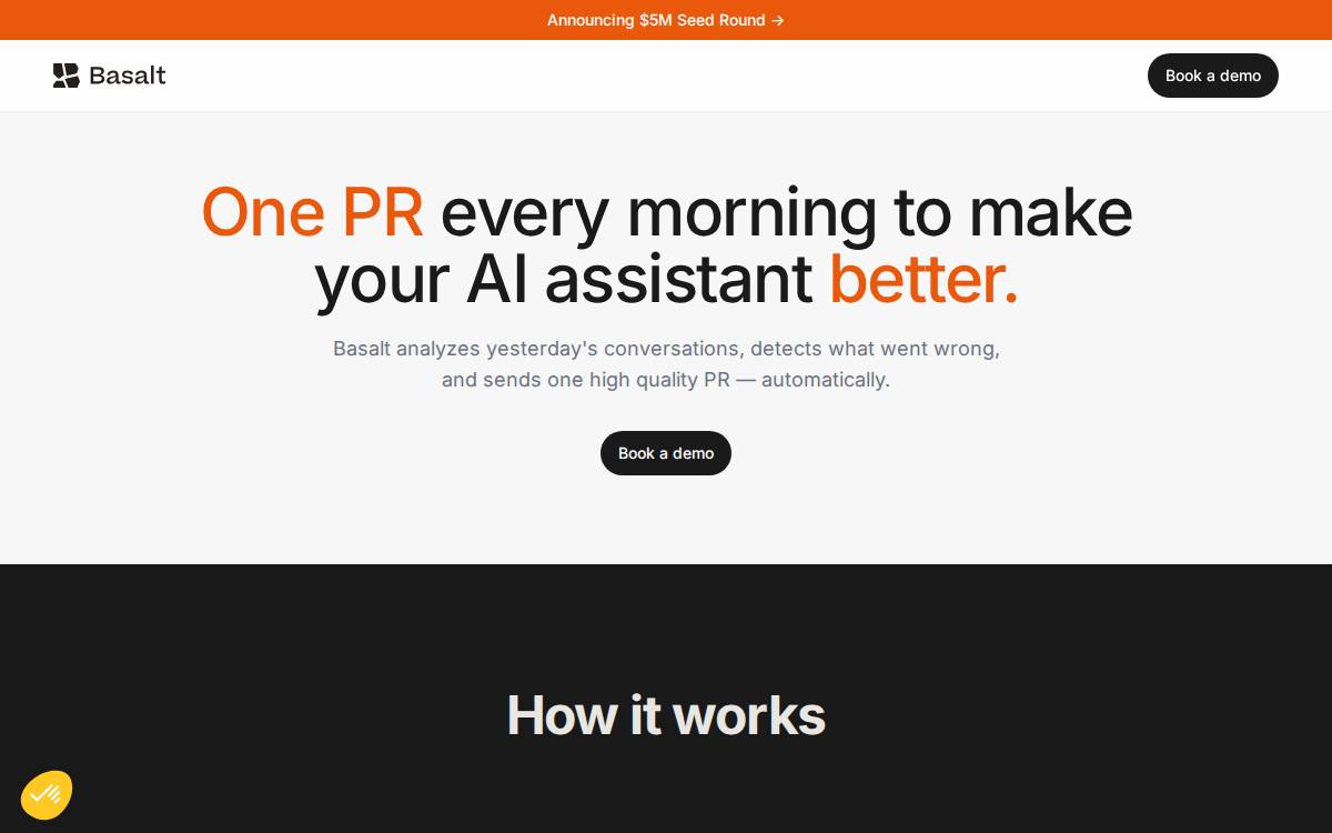AI Evaluations and Observability platform website preview