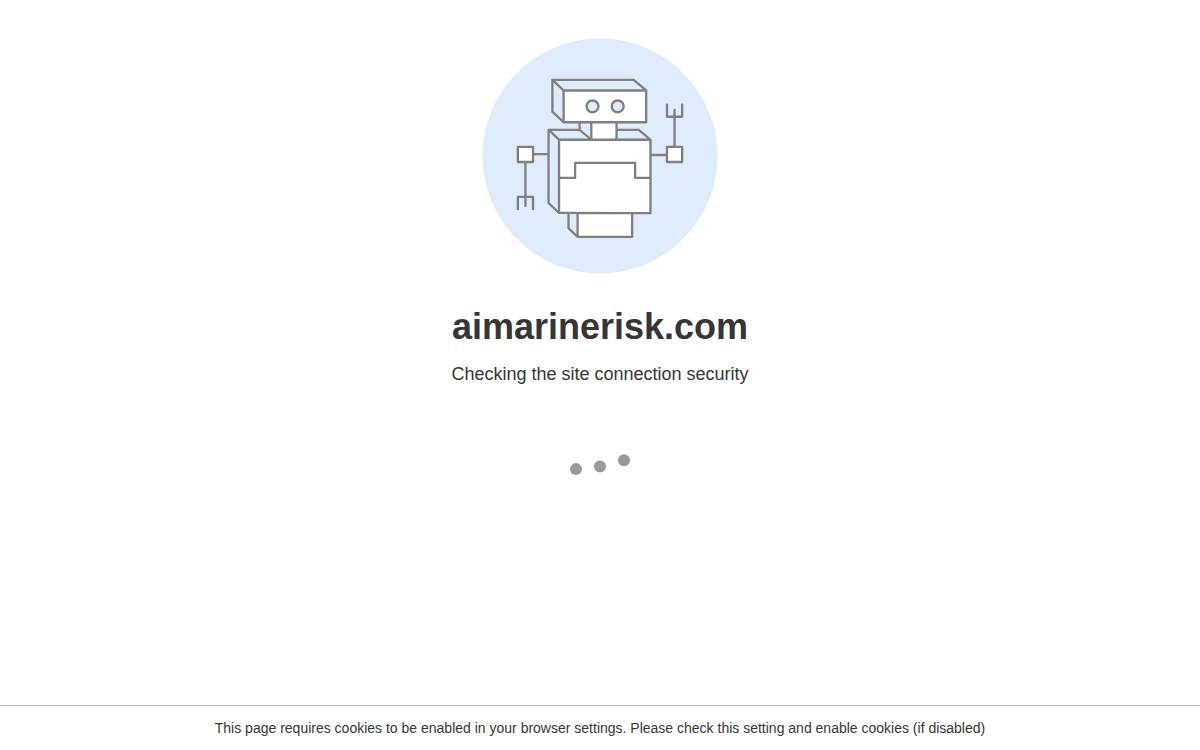 Ai Marine Risk website preview