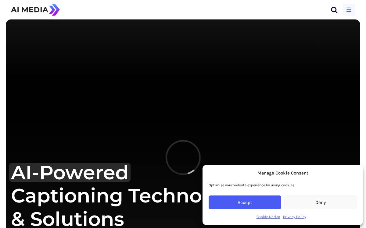 Ai Media website preview