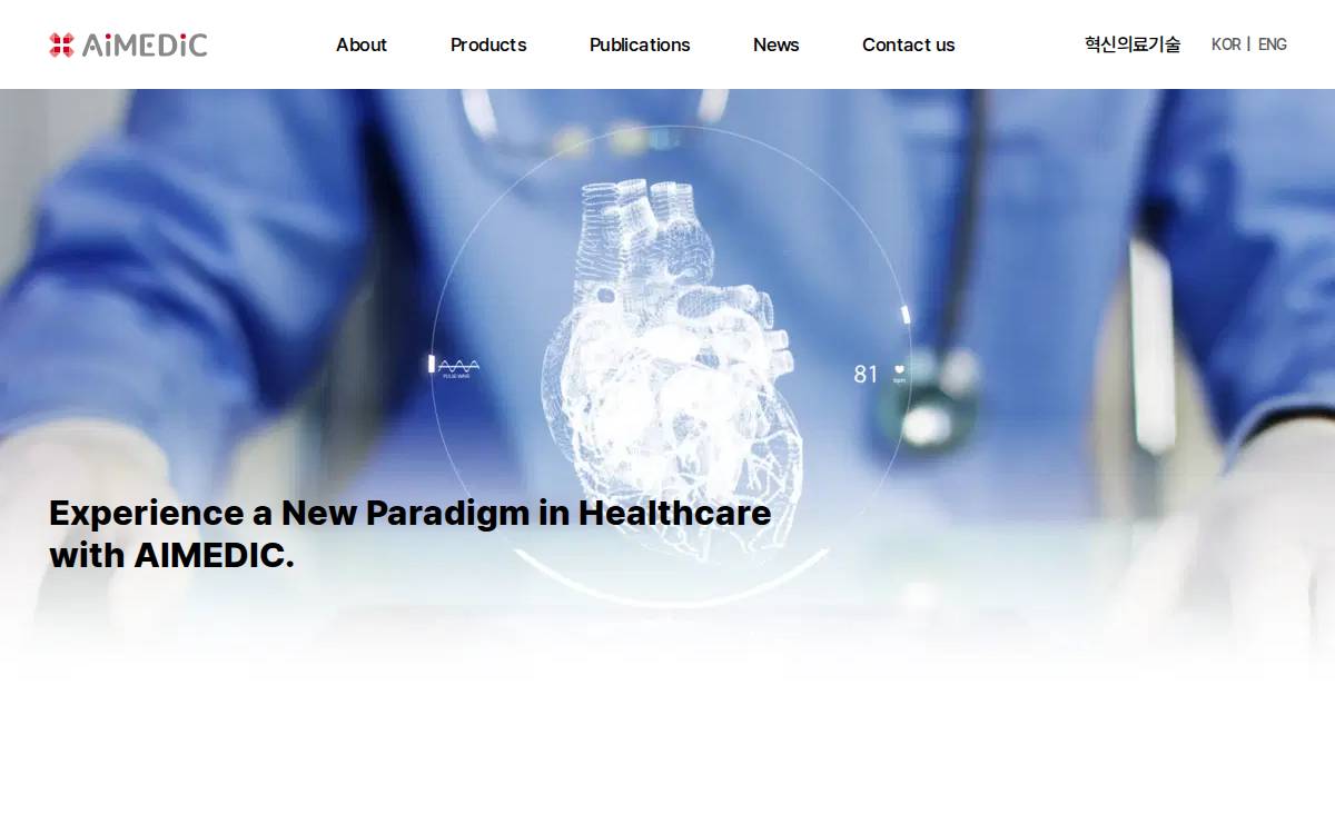 AI Medic website preview