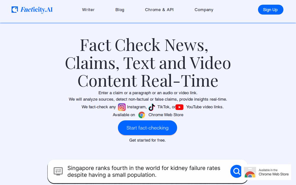 AI Seer website preview