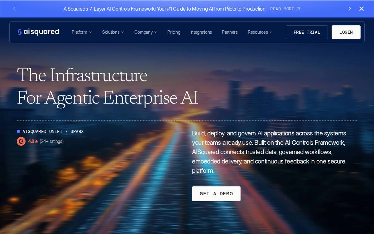 AI Squared website preview