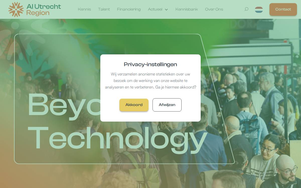AI Utrecht Region website preview
