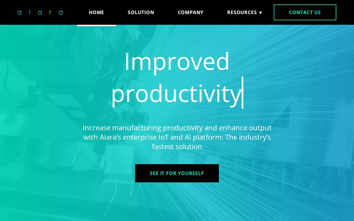 Aiara website preview