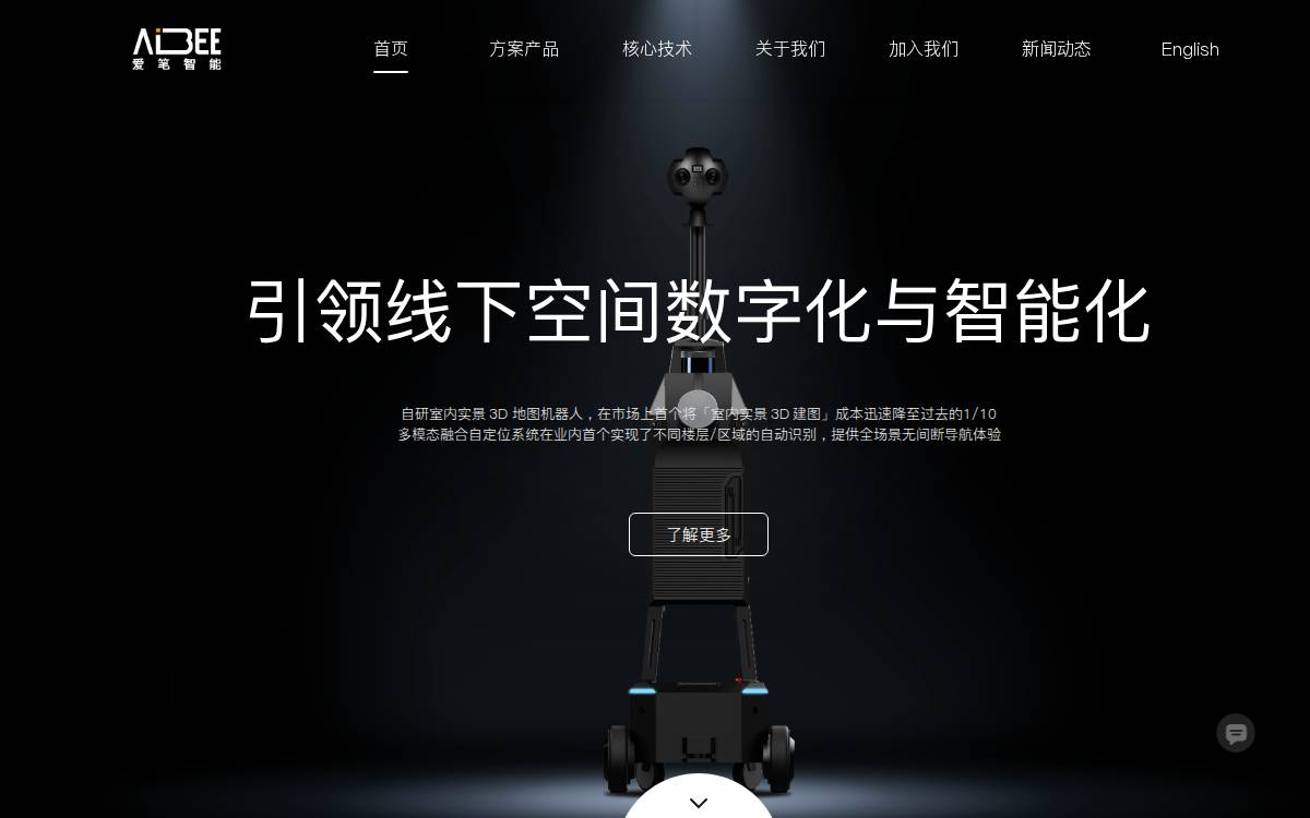 Aibee website preview