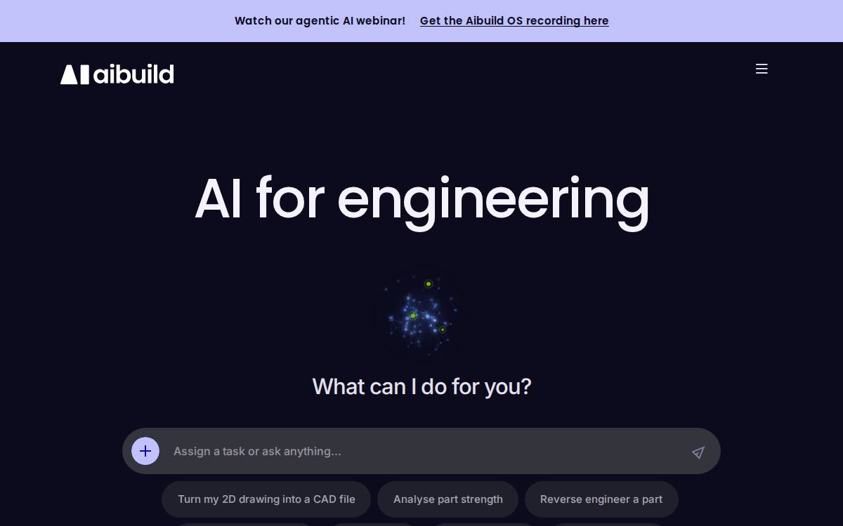 AI Build website preview