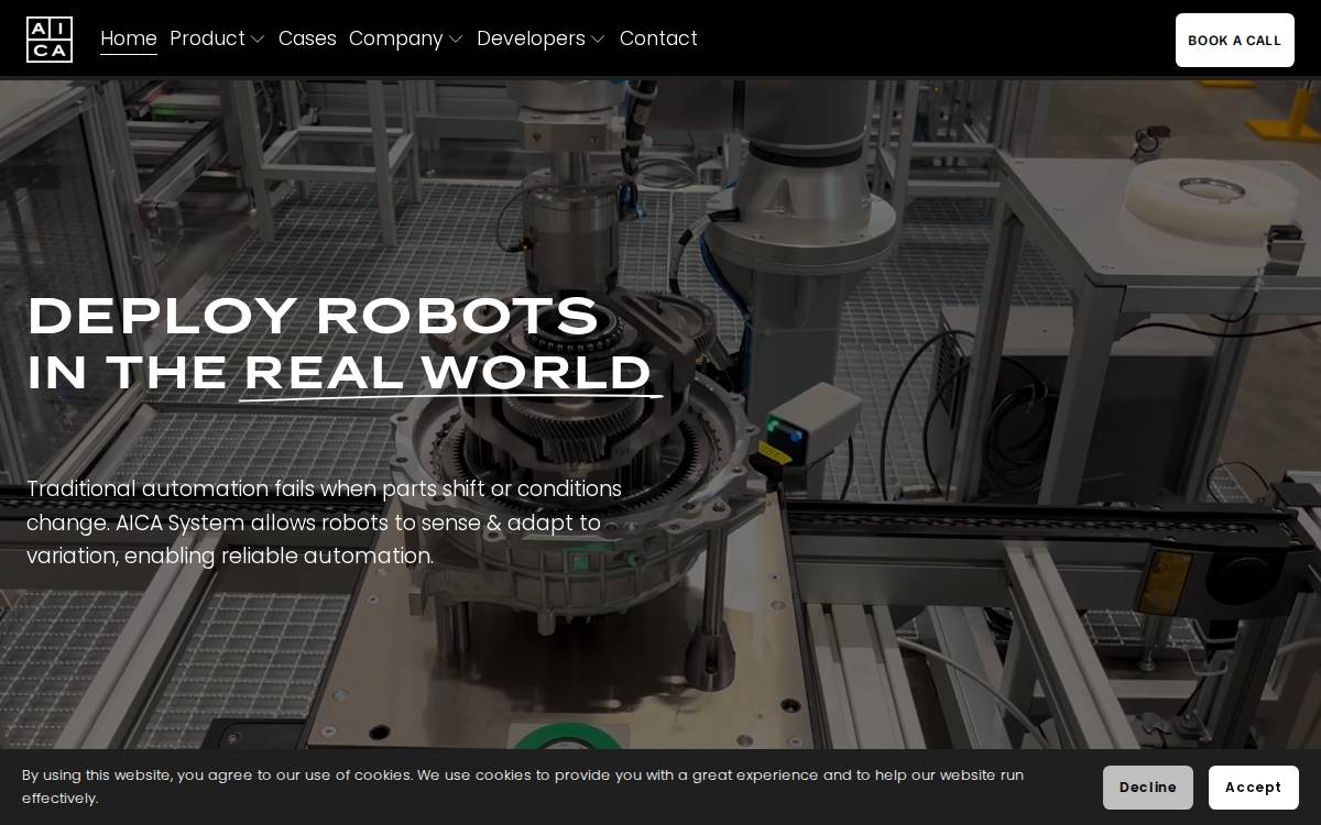 AICA website preview