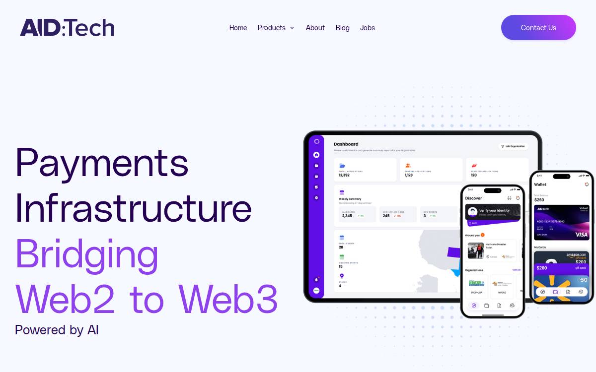 AID:Tech website preview
