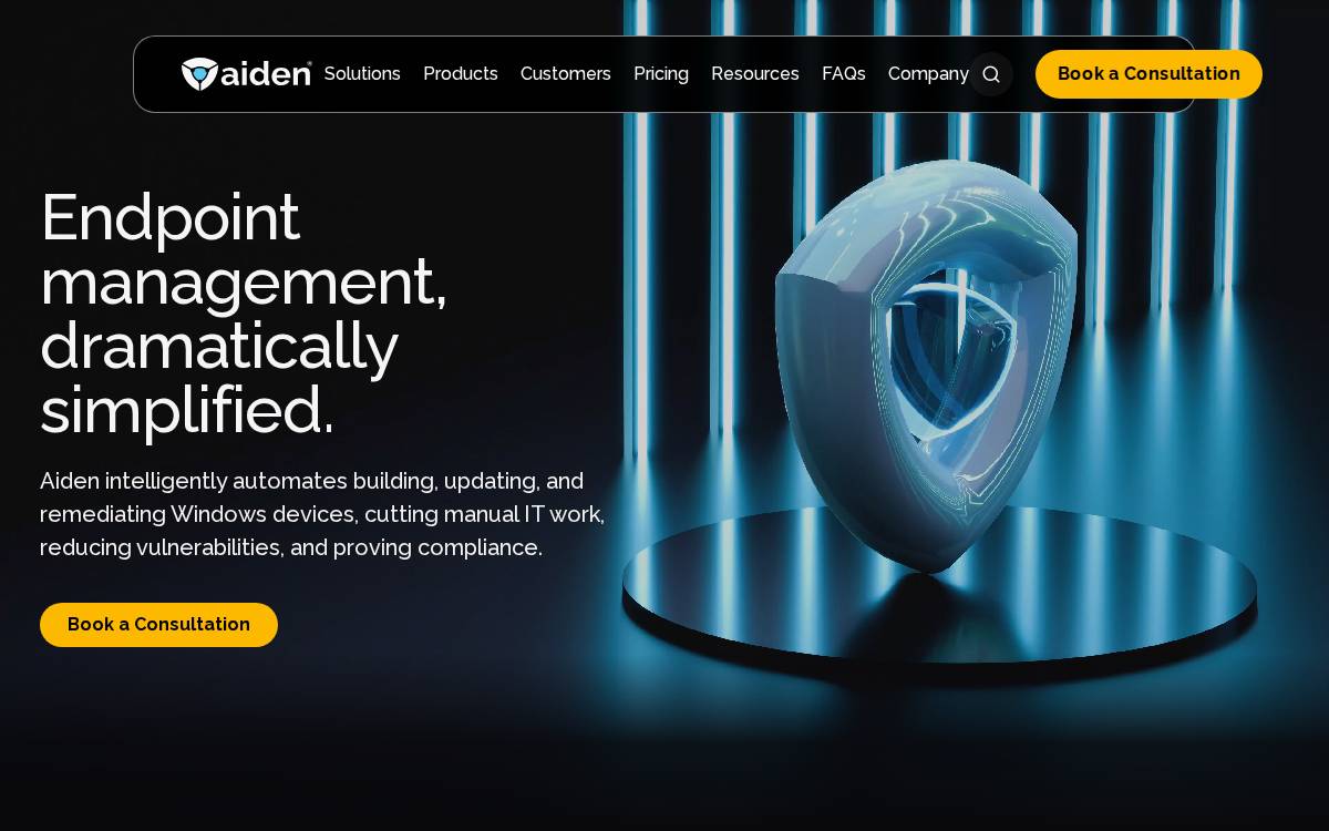 Aiden website preview