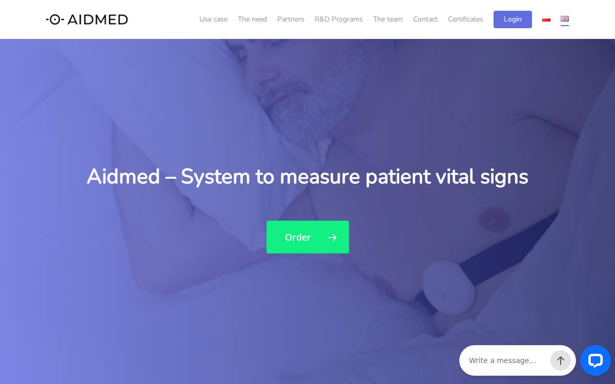 AIDMED website preview