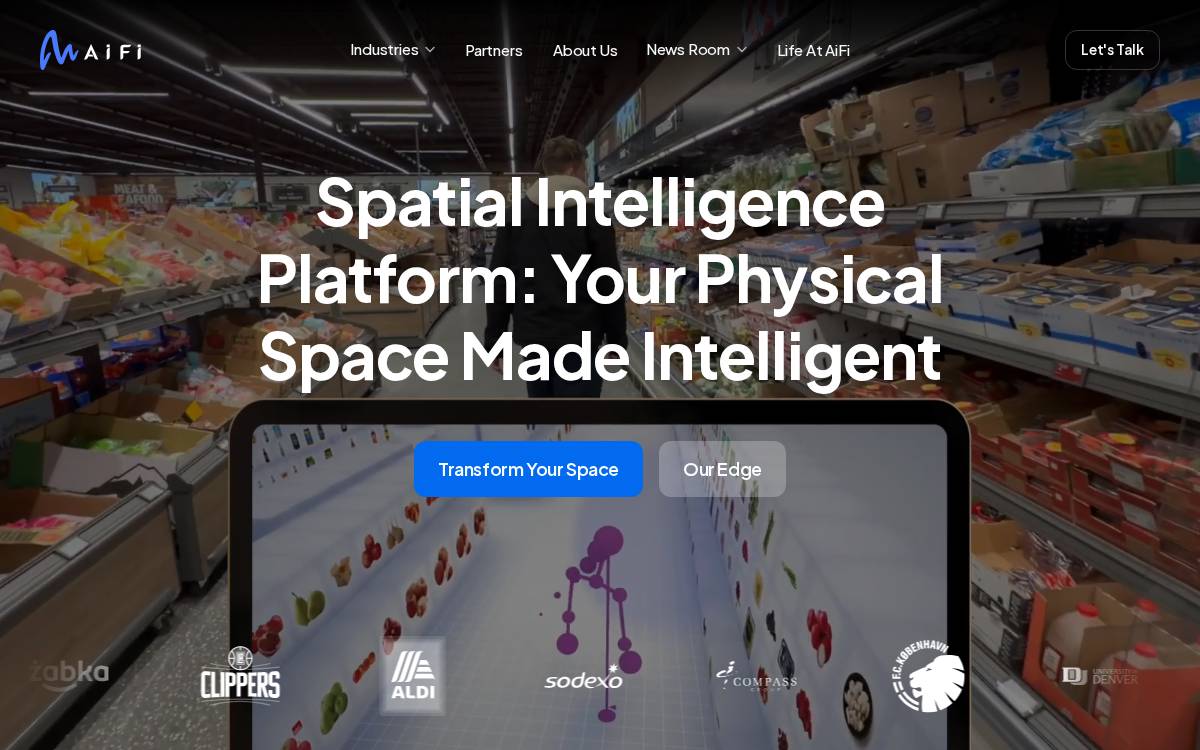 Aifi website preview