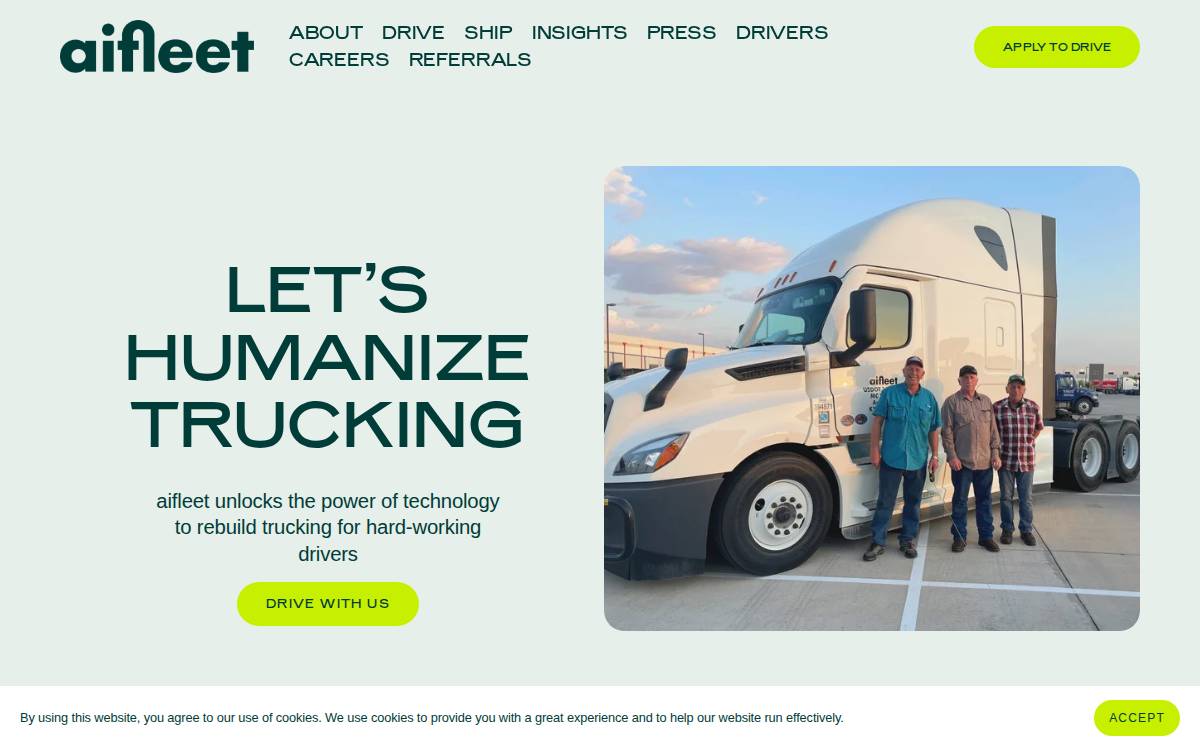 AI Fleet website preview